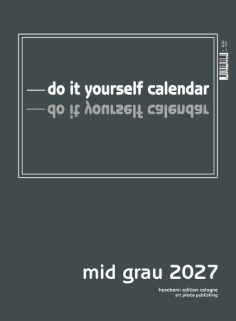 MINI GRAU . BLANKOKALENDER  . DIY . BASTEL . SELBSTGESTALTEN